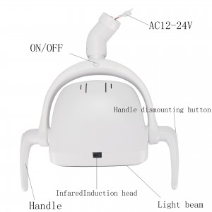 Dental clinic light LED induction light Dental chair light Cold light Dental chair accessories Dental zvinhu