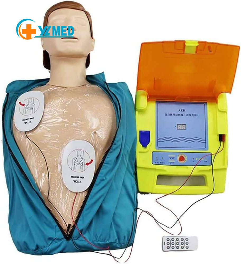 For Doctor Nursing Exercise Training Full Featured First Aid Training Simulator Resuscitation Manikins CPR and AED Defibrillator