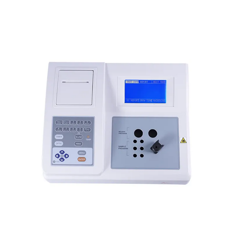 Digital Semi-Auto Coagulation Analyzer Portable Blood Coagulation Analyzer Machine for PT/INR/APTT Testing