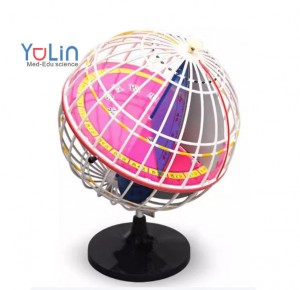 Geography Teaching Aids Rotating 360 Globe Educational Products for Kids Globe Earth World Globe Longitude and Latitude Model