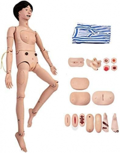 170 cm menneskelig patient sygeplejesimulatortræning Hjerte-lungeredningssimulator sygeplejefærdigheder Ældre mannequinstuderende Almen uddannelse undervisning i medicinske træningsfærdigheder