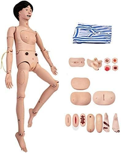 170 cm human patient nursing simulator training Cardiopulmonary resuscitation simulator nursing skills Elderly mannequin students General education teaching medical training skills