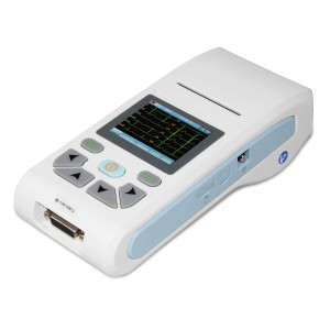 New Handheld 2.8” Display 3/6/12 Lead Electrocardiograph ECG90A ECG Machine