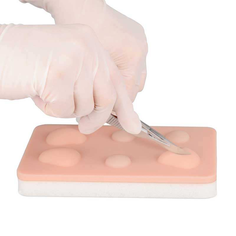 Abscess Incision and Drainage Pad Sebaceous Cyst Skin Pad Skin Practice Model for Demonstrating Doctor’s Cyst Surgical Removal