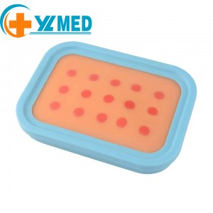 Superassistant injection training pad for medical science nurses, intradermal practice model for medical students, artificial subcutaneous model