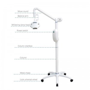 Tandheelkundige LED koud licht whitening instrument schoonheidssalon tand schoonheid instrument professionele mondverzorging tand schoonheid lamp