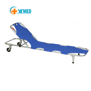 Portable Folding Class I Medical Stretcher Cart 10s Quick Setup 350LB Capacity Emergency Rescue Patient Transport Hospitals