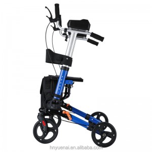 Emergency Medical Supplies Four-Wheeled Rollator for Elderly Hot Sale Shopping Cart Good Price Rehabilitation Equipment