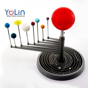 Geography Discipline Teaching Instruments and Astronomy Laboratory Eight Planets Solar System Model with Light