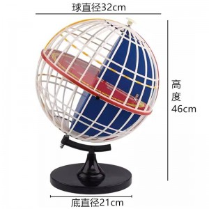 Geography Teaching Aids Rotating 360 Globe Educational Products for Kids Globe Earth World Globe Longitude and Latitude Model