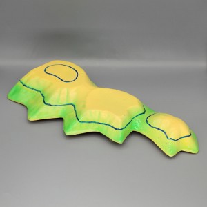 3D Contour Model Contour Lines on a Topographic Map Model Geographical Instrument Geography Equipment Teaching Home Office