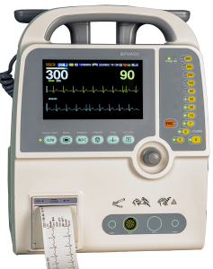 Multiparameter Defibrillator Monitor Emergency Cardiac Arrest Response Device Plastic Metal Construction Electricity Machinery