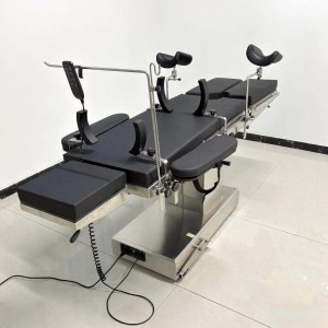 Factory Outlet Medical Equipment Steel Material Manual Power Source Electric Operating Table