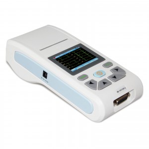 New Handheld 2.8” Display 3/6/12 Lead Electrocardiograph ECG90A ECG Machine