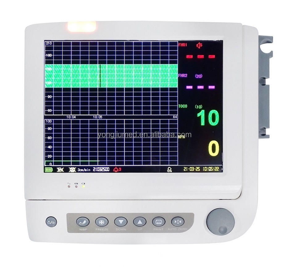 Fetal Heart Monitor for Pregnant Women CTG Machine 12.1 TFT Color Screen Fetal Monitor
