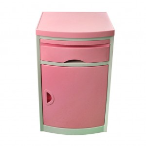 On Sale Hospital Furniture ABS Beside Cabinet Locker Bedside Table With Casters in Stock