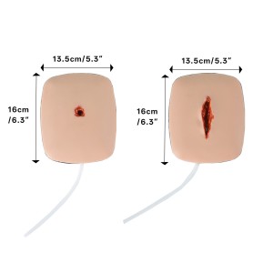Medical Science Wearable Chest Seal Training Kit Wound Packing Wearable for Medical Nursing Practice Use