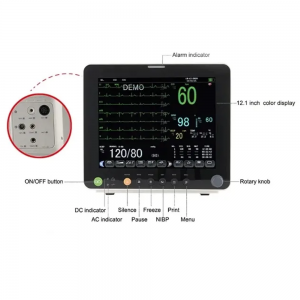 Medical Examination Hospital for Children Newborn Multi-parameter Monitor K12 Vital Signs Monitor