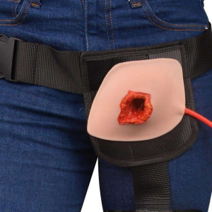 Medical Teaching Model: Wearable Inguinal Bullet Wound Model