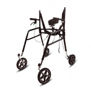 Lightweight Adult Walker Height Adjustable Deluxe Walker Rollator Anodized Aluminum Durable Walker for Disabled