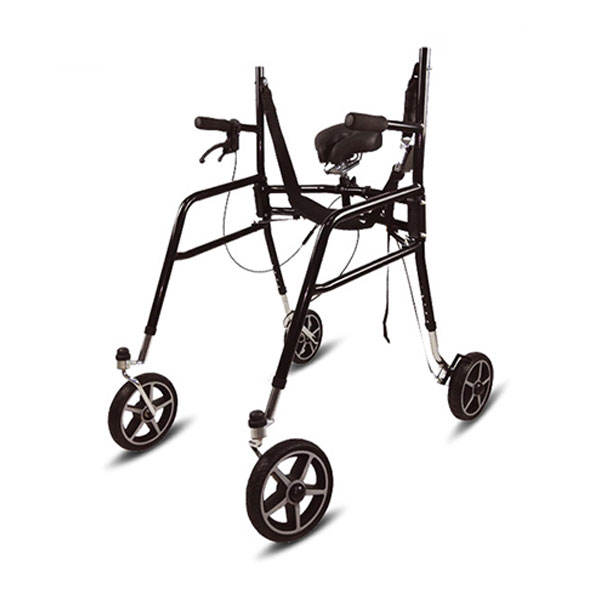 Lightweight Adult Walker Height Adjustable Deluxe Walker Rollator Anodized Aluminum Durable Walker for Disabled