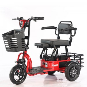 Elderly Disabled Folding Adults Electric Scooter for Handicapped 20mph 130KG Capacity