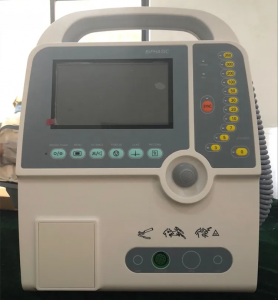 Multiparameter Defibrillator Monitor Emergency Cardiac Arrest Response Device Plastic Metal Construction Electricity Machinery