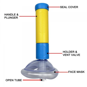 Heimlich First Aid Portable Airway Assist Suction Apparatus Effective/Strong Choking Rescue Set Anti Choking Device Kit