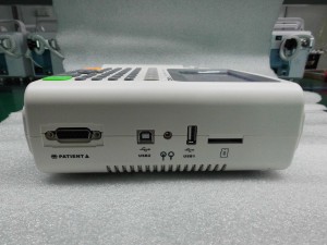 6 Channel ECG Machine Portable Ecg Monitoring Automatic Electrocardiograph 5” Color LCD Screen ECG Machine