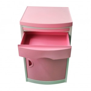 On Sale Hospital Furniture ABS Beside Cabinet Locker Bedside Table With Casters in Stock