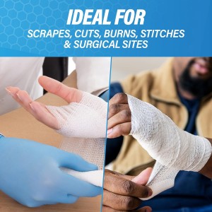 Highest Quality ISO Certified EO Sterile Class III Medical Gauze Bandage with 2 Year Shelf Life for Medical Applications