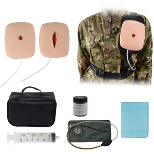 Medical Science Wearable Chest Seal Training Kit Wound Packing Wearable for Medical Nursing Practice Use