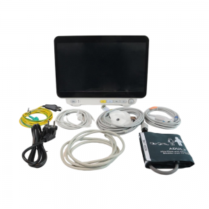 Adjustable Medical Diagnostic Devices Portable 14″ Multi-parameter Patient Monitors with Electric Power Source