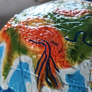 Tectonico Placa Terrestre Modelo Globo Educativo Globo Tierra De Plastico Geographical Earth Internal Structure Globe Model