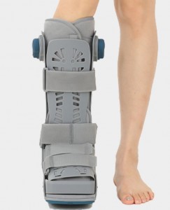 Adjustable Orthotic Walking Boot-Medical Grade Support for Foot and Ankle Injuries Breathable Mesh Cloth