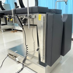 Factory Outlet Medical Equipment Steel Material Manual Power Source Electric Operating Table