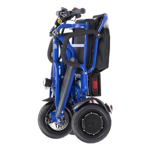 Stacked Foldable 3 Wheels Electric Mobility Scooter for Elderly and Disabled