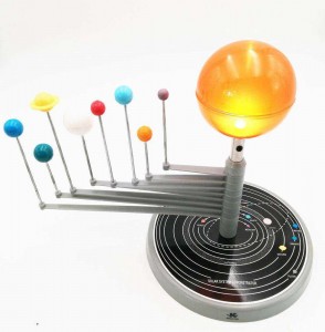 Geography Discipline Teaching Instruments and Astronomy Laboratory Eight Planets Solar System Model with Light