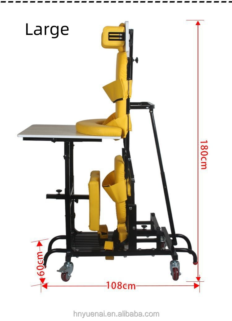 Cerebral Palsy Rehabilitation Training Equipment Disable Standing Standing Frame Multifunctional Frame for Children Emergency