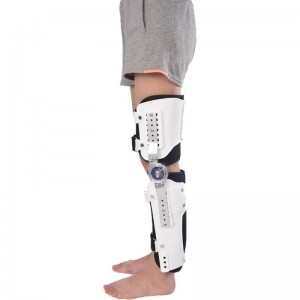 Knee Ankle Foot Joint Fixation Brace Orthosis Adjustable Breathable Plastic Class II Lower Limb Thigh Leg Rehabilitation Device