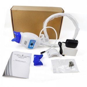 Cold Light Whitening Instrument LED Blue Card in de kolom klemtafel blekenlamp cosmetisch tandheelkundig schoonheidsinstrument