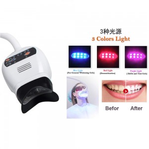 Dental tooth whitening instrument dental clinic tooth beauty whitening machine cold LED tricolor lamp