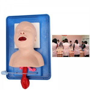 Airway management trainer tool para sa modelo ng sanggol na may tubo