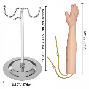 Arm intravenous injection kit for nurse practice and training