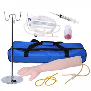 Arm intravenous injection kit for nurse practice and training