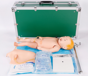 Tracheal intubation venipuncture injection training mode of multifunctional infant nursing in medical teaching