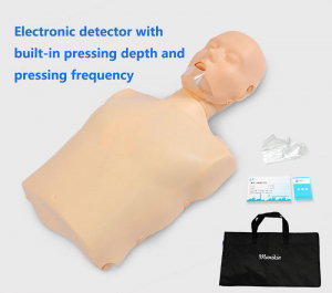 CPR Cardiopulmonary Resuscitation Simulator Bust Medical Mannequin First Aid Training Artificial Breathing Rubber