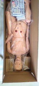 Anatomski človeški model, večnamensko usposabljanje za nego pacientov, ženska lutka za oživljanje pacientov, lutka za nego pacientov v naravni velikosti, lutka celotnega telesa