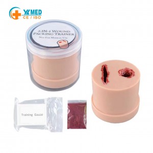 edical Teaching Wound Packaging Training Model Silicone Manikin Used Hemostasis Two-in-one Bleeding Control CE/ISO