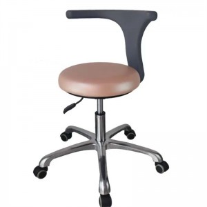 ဆေးဘက်ဆိုင်ရာဆေးရုံတွင် Adjustable Dental Stool လက်ထောက် သွားဆရာဝန် ဥက္ကဌ